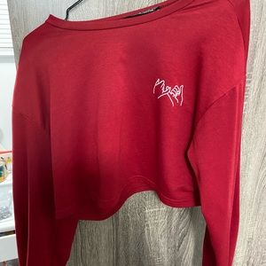 shein cropped long sleeve